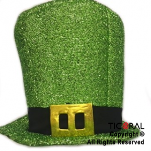 SOMBRERO GALERA 1/2 BOUCLE C/APLIQUE SAN PATRICIO x 1